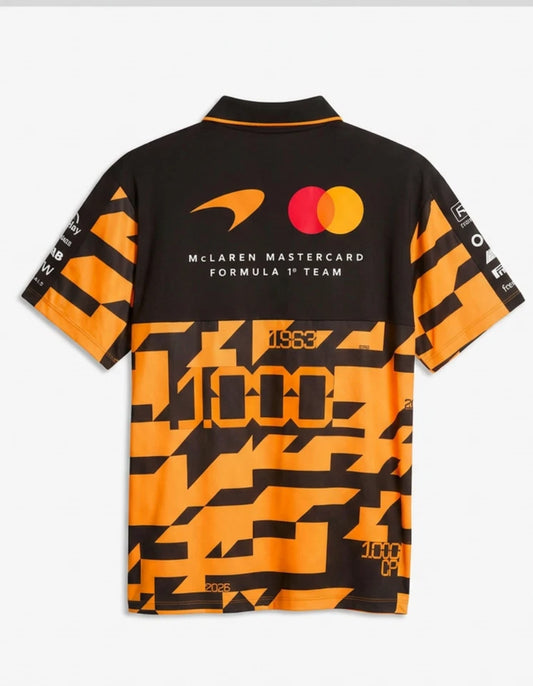 Mclaren F1 Team 1000 GP Special Edition Crew Polo Shirt NEW 2026'