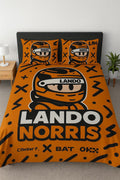 Lando Norris F1 Bedding Set – Racing Theme Bed Sheets