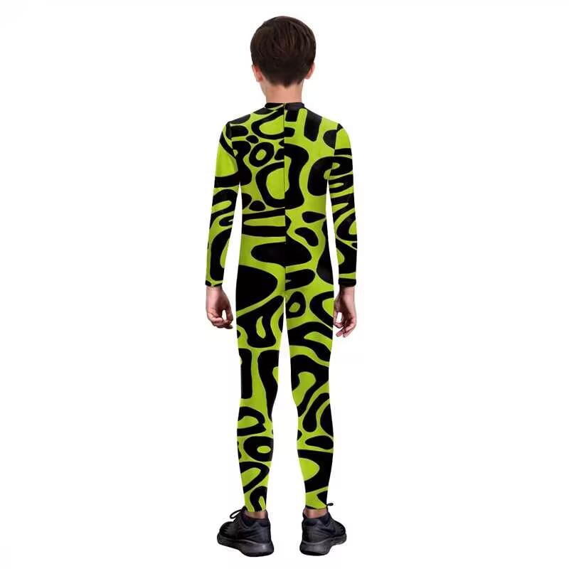 F1 Kids Bodysuit- Lando Norris All Over Children- Catsuit- Cosplay Costume- Girls Boys Jumpsuit