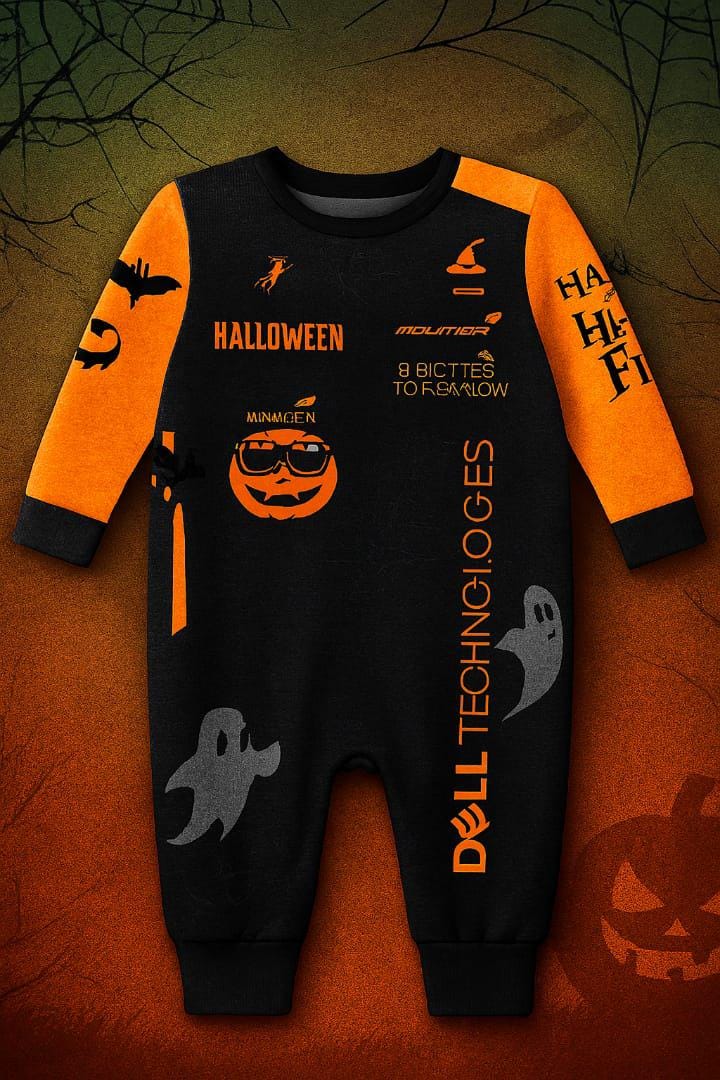 Lando Norris F1 Halloween Baby Romper