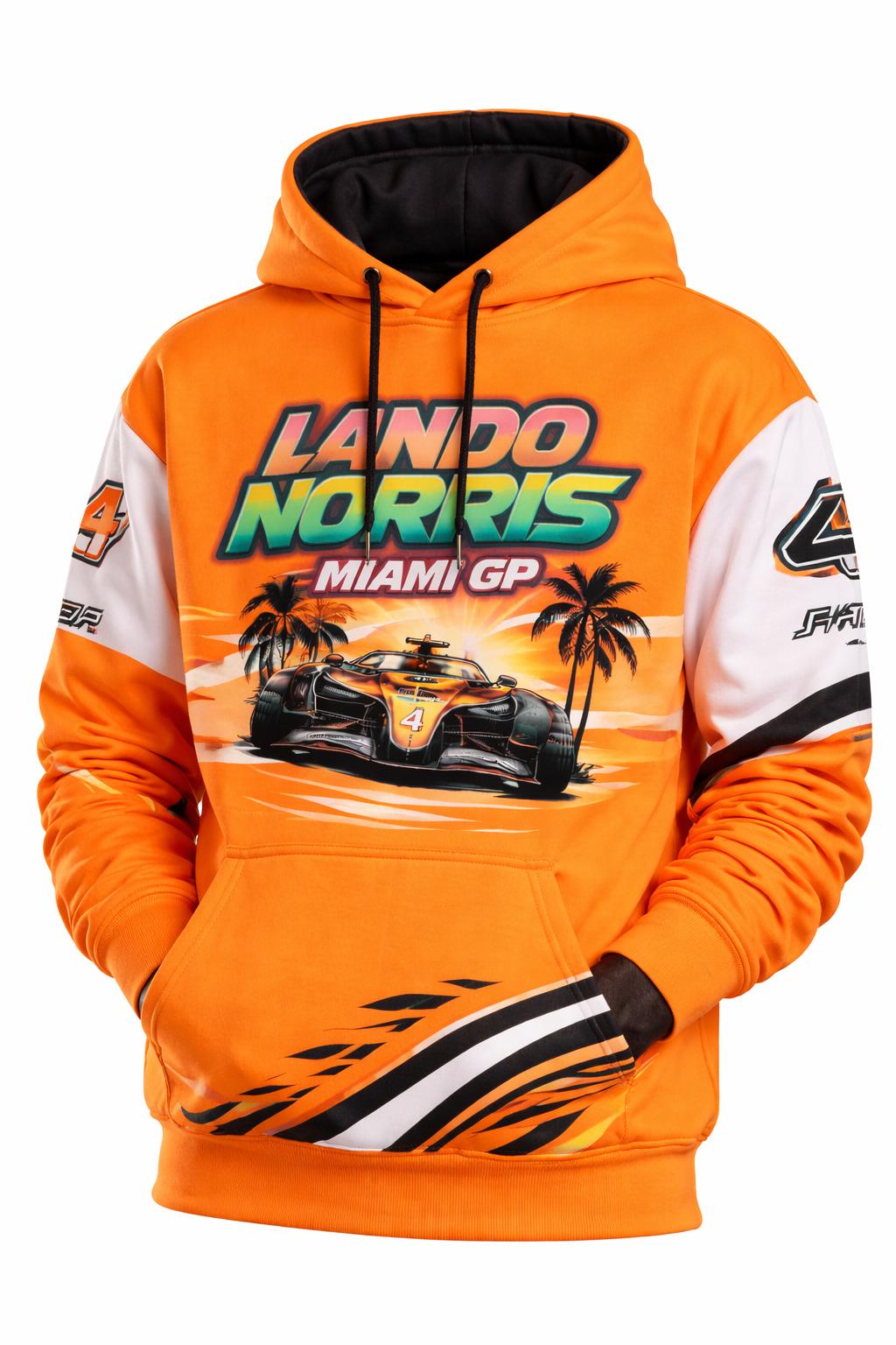 Lando Norris 4 Miami Gp- Formula 1 Hoodie | Mclaren pullover| Birthday, christmas, easter gift