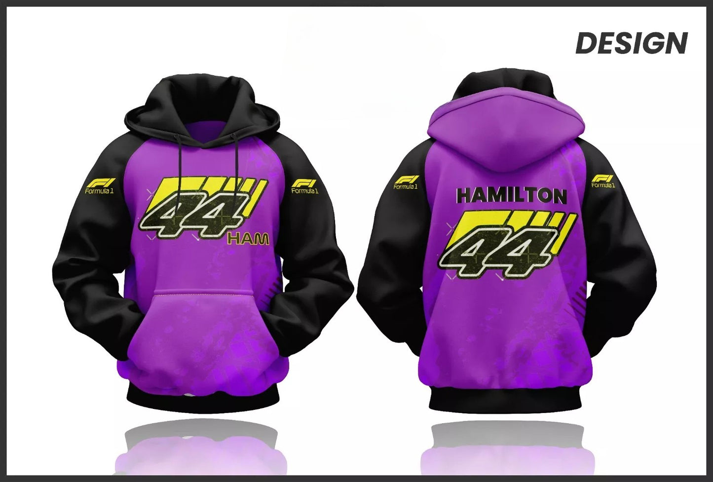Formula 1 Hoodie | Lewis Hamilton Christmas costume | Ham 44 Team Pullover Clothes