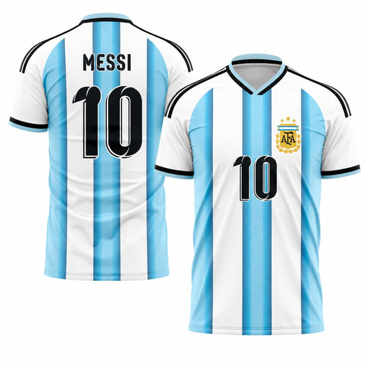 Messi 10 Football jersey- Lionel Messi shirt- Messi 10 football Tshirt