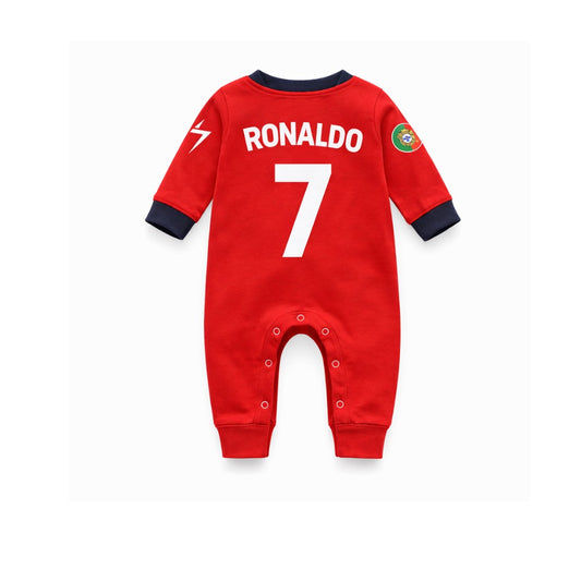 Cristiano Ronaldo Baby Romper- CR7 Baby Romper- Ronaldo 7 Bodysuit