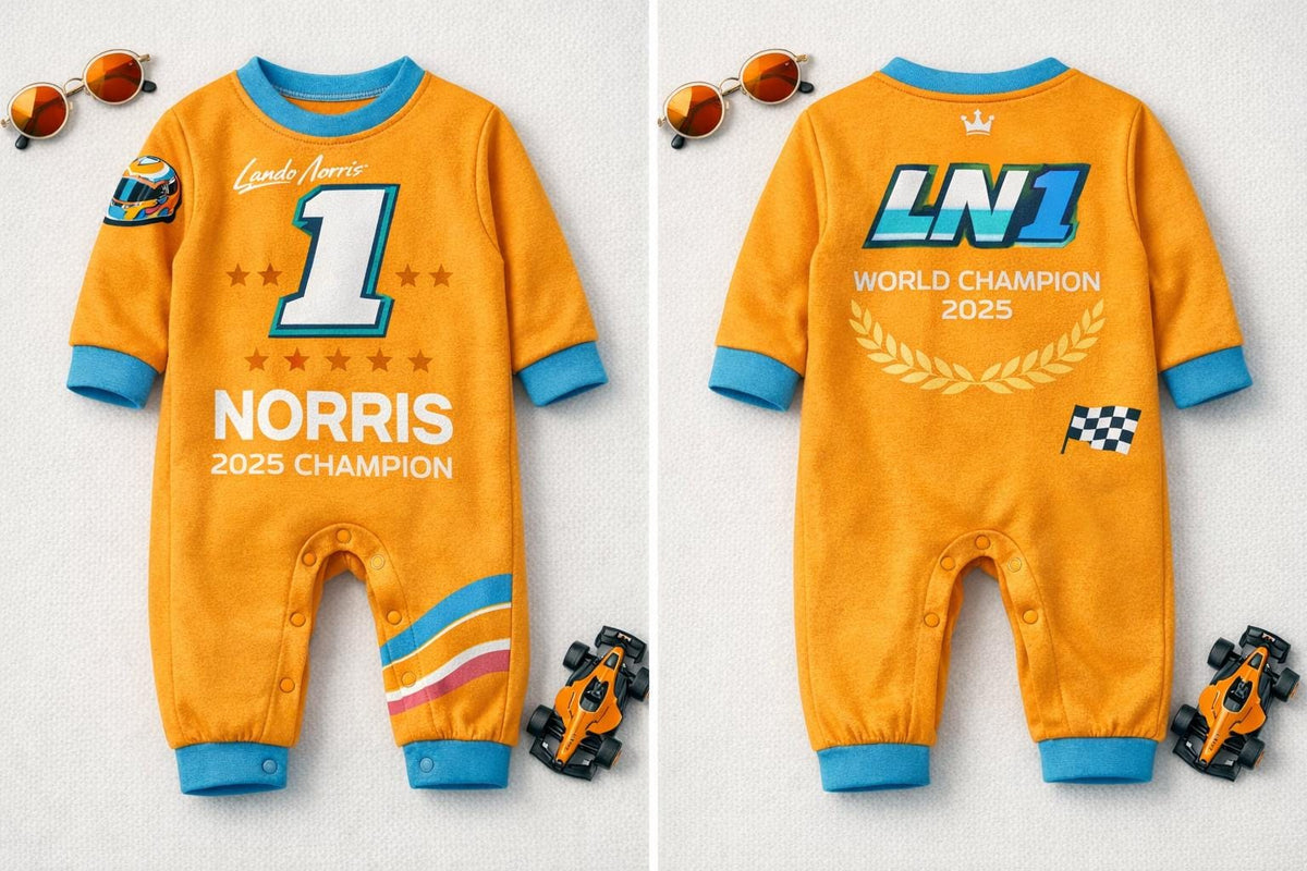 Lando Norris F1 Babysuit – McLaren Racing, LN4 Mini Racer Edition