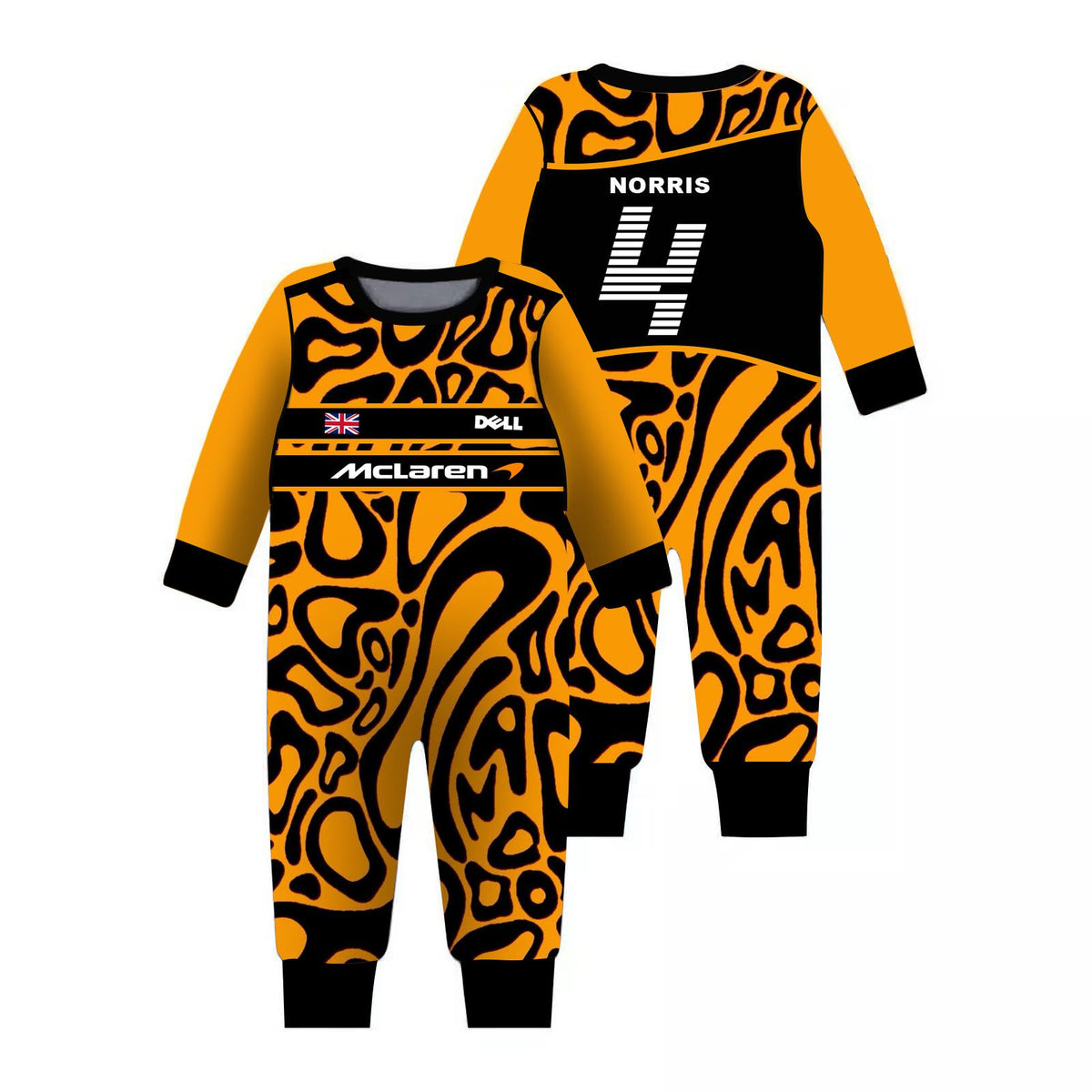Lando Norris F1 Babysuit – McLaren Racing, LN4 Mini Racer Edition