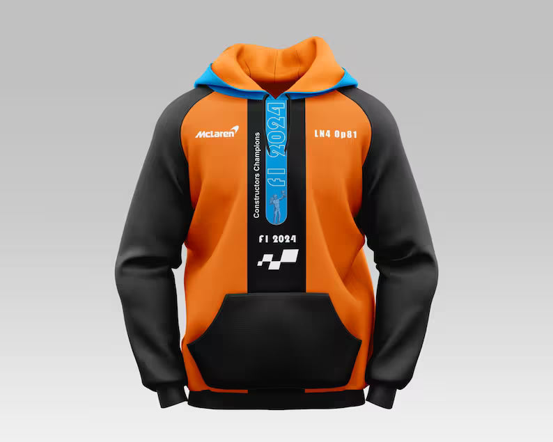 Lando norris hoodie, F1 mclaren hoodie, Formula 1 hoodie, f1 LN4 hoodie, hoodie gift, Birthday Gift Hoodie, Christmas F1 gift Norris hoodie