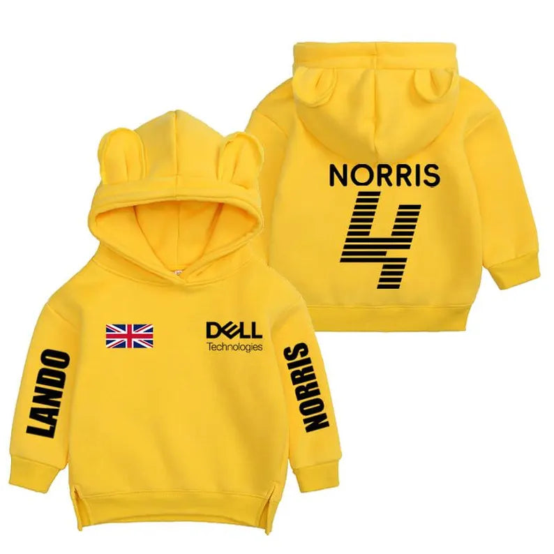 Lando Norris 4 kidshoodie, Lando Norris Baby hoodie, ester gift , ln4 baby suit, McLaren Baby Romper, Birthday gift babysuit, Christmas gift