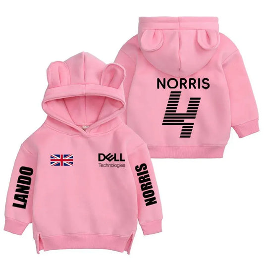 Lando Norris 4 kidshoodie, Lando Norris Baby hoodie, ester gift , ln4 baby suit, McLaren Baby Romper, Birthday gift babysuit, Christmas gift