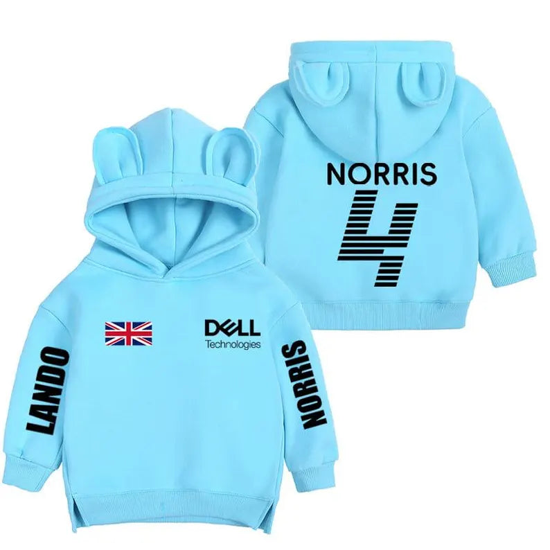 Lando Norris 4 kidshoodie, Lando Norris Baby hoodie, ester gift , ln4 baby suit, McLaren Baby Romper, Birthday gift babysuit, Christmas gift