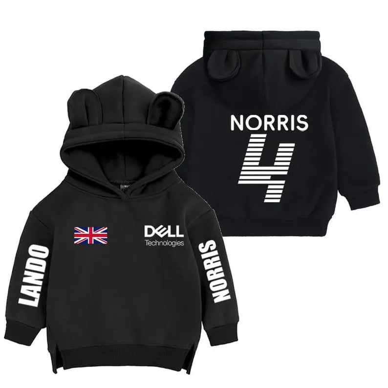 Lando Norris 4 kidshoodie, Lando Norris Baby hoodie, ester gift , ln4 baby suit, McLaren Baby Romper, Birthday gift babysuit, Christmas gift